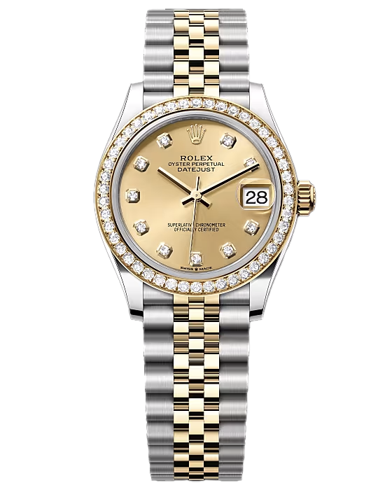 Часы с позолотой Rolex Datejust 278383RBR-0026