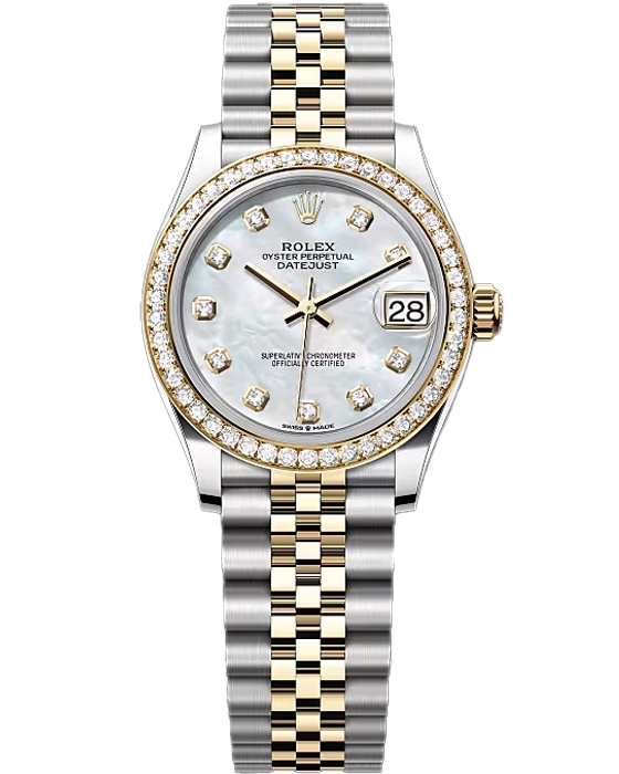 Часы с позолотой Rolex Datejust 278383RBR-0028