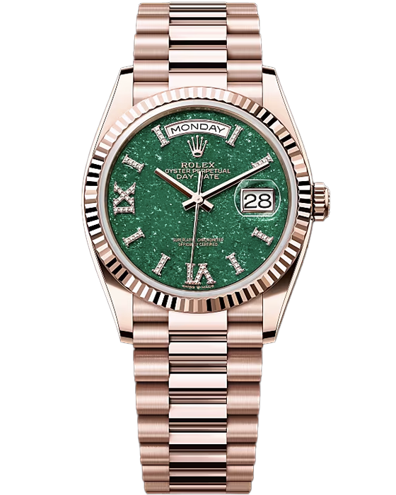 Часы с позолотой Rolex Day-Date 128235-0068