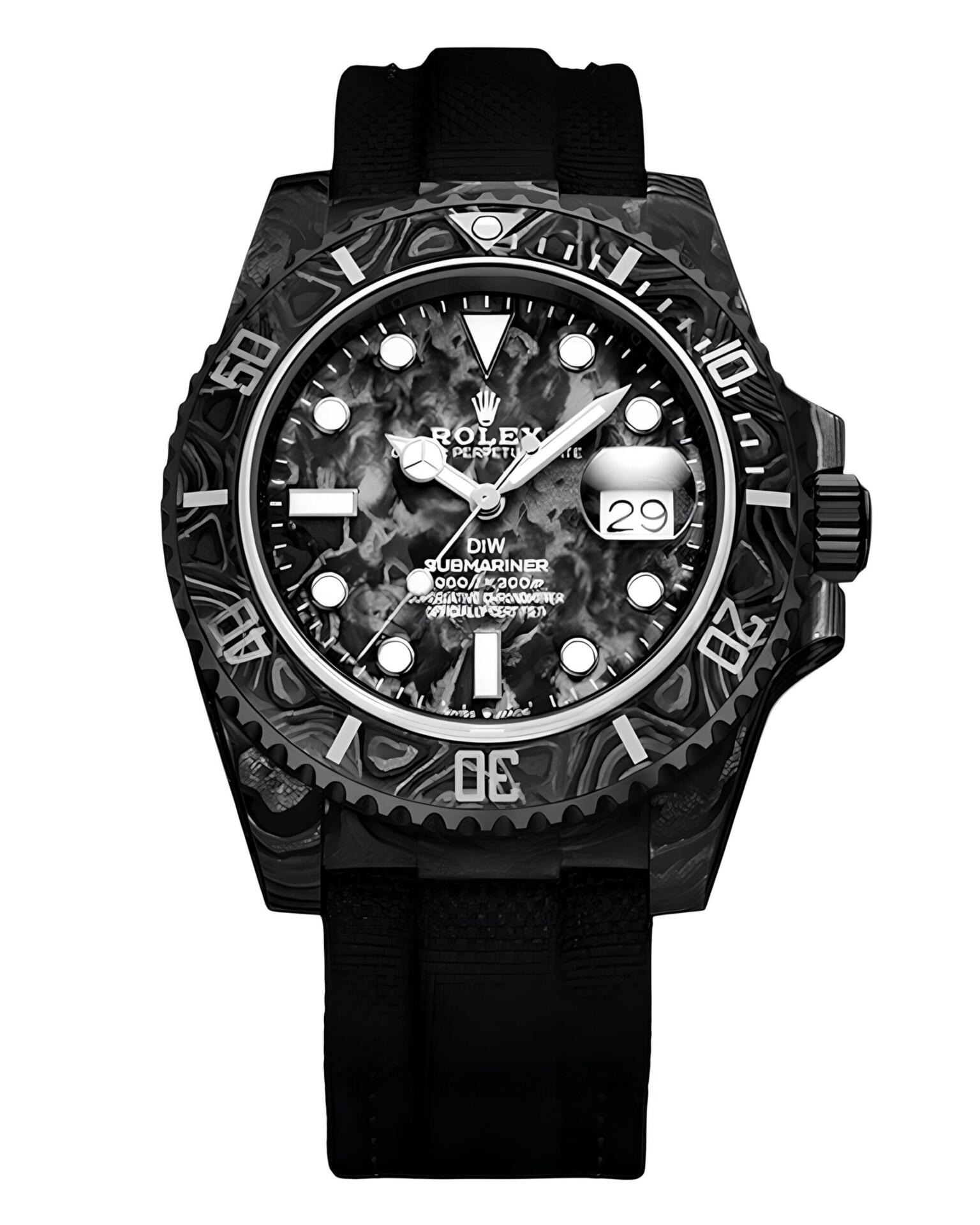 Часы Rolex Submariner DiW 41mm All Carbon Black