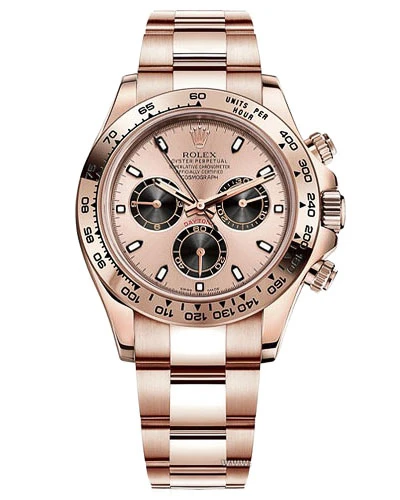 Часы с позолотой Rolex Cosmograph Daytona 116505-0009