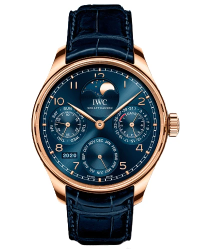 Часы с позолотой IWC Portugieser Perpetual Calendar IW503312