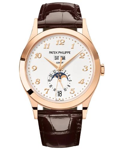 Часы с позолотой Patek Philippe Complications Annual Calendar 5396R-012