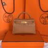 Копия сумки женская Hermès Kelly Mini 20 Epsom Gold — фото товара LuxuryWatch