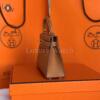 Копия сумки женская Hermès Kelly Mini 20 Epsom Gold — фото товара LuxuryWatch