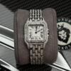Реплика часов Cartier Panthere Medium Diamond Full Pave — фото товара LuxuryWatch