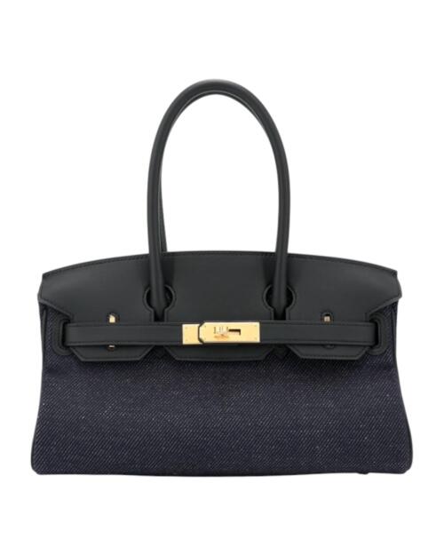 Копия сумки женская Hermès Birkin Shoulder Light 29 Tissage Jean Bleu Indigo — фото товара LuxuryWatch