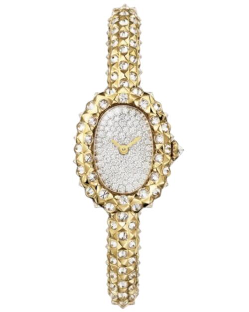 Реплика часов Cartier Baignoire Watch Clou de Paris Diamond — фото товара LuxuryWatch