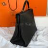 Копия сумки мужская Hermès Kelly Relax Voyage 50 Taurillon Clemence Noir PHW — фото товара LuxuryWatch