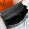Копия сумки мужская Hermès Kelly Relax Voyage 50 Taurillon Clemence Noir PHW — фото товара LuxuryWatch