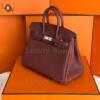 Копия сумки женская Hermès Birkin 25 Togo Rouge H — фото товара LuxuryWatch