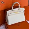 Копия сумки женская Hermès Birkin 30 Craie Togo Gold Hardware — фото товара LuxuryWatch