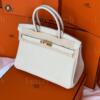 Копия сумки женская Hermès Birkin 30 Craie Togo Gold Hardware — фото товара LuxuryWatch