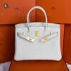Копия сумки женская Hermès Birkin 30 Craie Togo Gold Hardware — фото товара LuxuryWatch