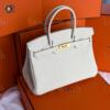 Копия сумки женская Hermès Birkin 30 Craie Togo Gold Hardware — фото товара LuxuryWatch