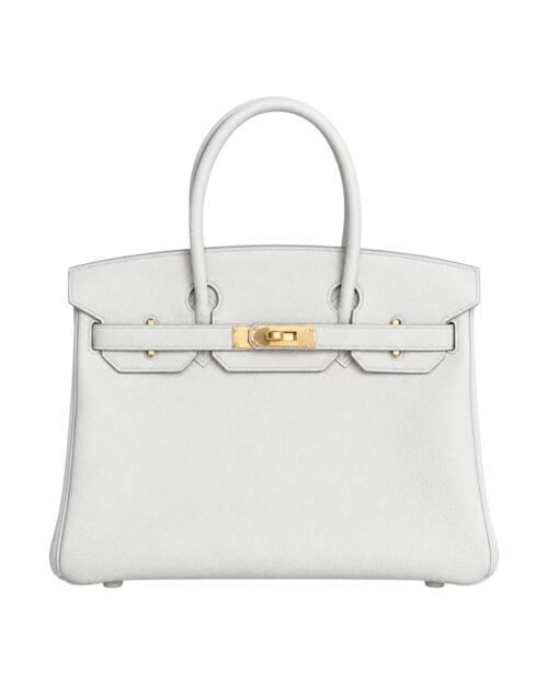 Копия сумки женская Hermès Birkin 30 Craie Togo Gold Hardware — фото товара LuxuryWatch