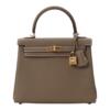 Копия сумки женская Hermès Kelly 25 Togo Dark Beige — фото товара LuxuryWatch