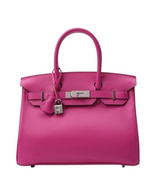 Сумка женская Hermès Birkin 30 Taurillon Novillo Fuchsia