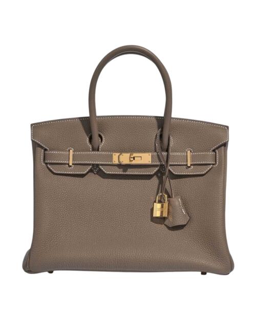 Копия сумки женская Hermès Birkin 30 Togo Etoupe — фото товара LuxuryWatch