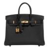Копия сумки женская Hermès Birkin 25 Togo Black — фото товара LuxuryWatch