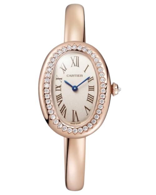 Реплика часов Cartier Baignoire Small Rose Gold WJBA0041 — фото товара LuxuryWatch