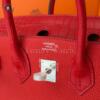 Копия сумки женская Hermès Birkin 25 Touch Crocodile Red — фото товара LuxuryWatch