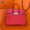 Копия сумки женская Hermès Birkin 25 Touch Crocodile Red — фото товара LuxuryWatch
