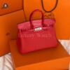 Копия сумки женская Hermès Birkin 25 Touch Crocodile Red — фото товара LuxuryWatch