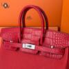 Копия сумки женская Hermès Birkin 25 Touch Crocodile Red — фото товара LuxuryWatch