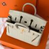 Копия сумки женская Hermès Birkin 25 Beton Matte Alligator Gold Hardware — фото товара LuxuryWatch