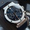 Реплика часов Hublot Classic Fusion Blue Chronograph 45 мм 521.NX.7170.LR — фото товара LuxuryWatch