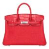 Копия сумки женская Hermès Birkin 25 Touch Crocodile Red — фото товара LuxuryWatch