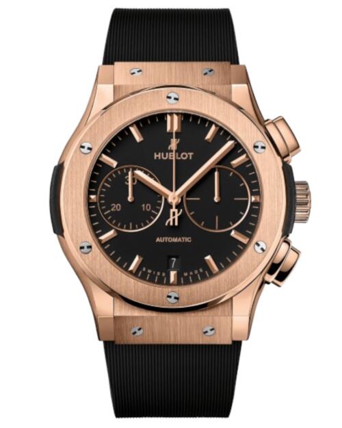 Реплика часов Hublot Classic Fusion Chronograph King Gold 45mm 521.CO.1781.RX — фото товара LuxuryWatch