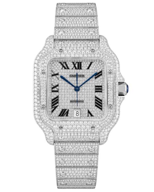 Реплика часов Cartier Santos WSSA0034 — фото товара LuxuryWatch