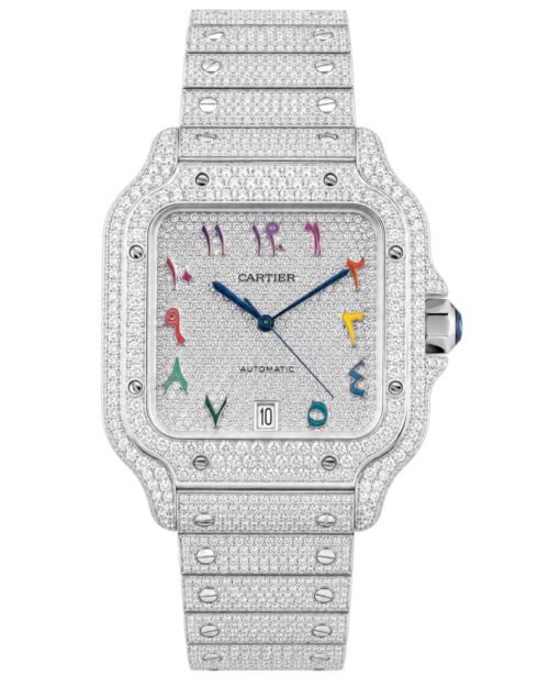 Реплика часов Cartier Santos WSSA0033 — фото товара LuxuryWatch