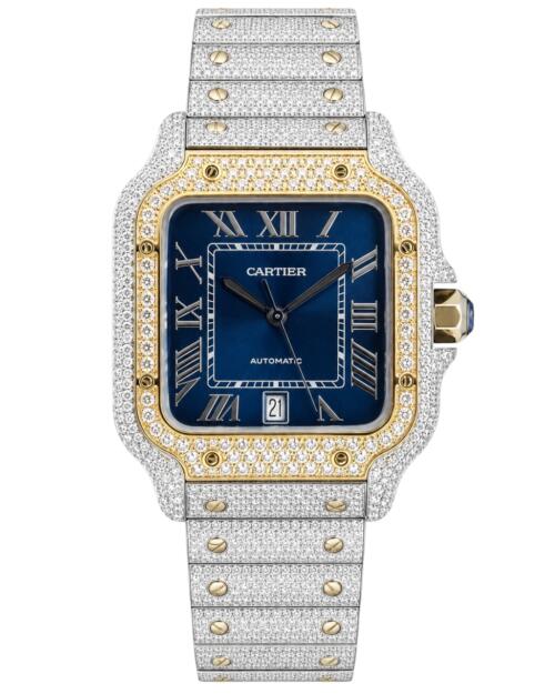 Реплика часов Cartier Santos WSSA0031 — фото товара LuxuryWatch