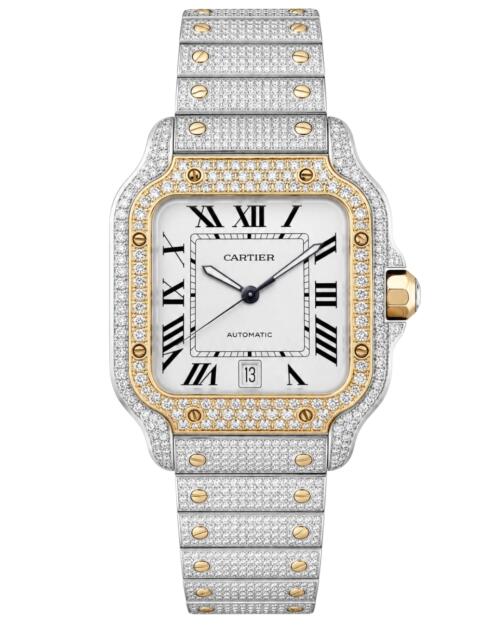 Реплика часов Cartier Santos WSSA0036 — фото товара LuxuryWatch