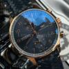 Реплика часов IWC Schaffhausen Portugieser Chronograph 41 mm Blue Dial IW371614 — фото товара LuxuryWatch