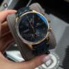 Реплика часов IWC Schaffhausen Portugieser Chronograph 41 mm Blue Dial IW371614 — фото товара LuxuryWatch