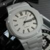 Реплика часов Patek Philippe Nautilus 5711 AET REMOULD Full White Ceramic — фото товара LuxuryWatch