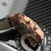 Реплика часов Audemars Piguet Royal Oak Chronograph 26240OR.OO.D404CR.02, зелёный циферблат на зелёном кожаном ремешке — фото товара LuxuryWatch