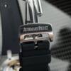 Реплика часов Audemars Piguet Royal Oak Chronograph 26240ST.OO.1320ST.07, серебристый циферблат на чёрном каучуковом ремешке — фото товара LuxuryWatch