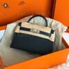Копия сумки женская Hermès Kelly Mini 20 Bleu Navy Epsom — фото товара LuxuryWatch