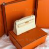 Копия сумки женская Hermès Kelly Pochette Swift Clutch Craie — фото товара LuxuryWatch