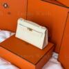 Копия сумки женская Hermès Kelly Pochette Swift Clutch Craie — фото товара LuxuryWatch
