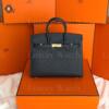 Копия сумки женская Hermès Birkin 25 Bleu Saphir Epsom — фото товара LuxuryWatch