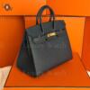 Копия сумки женская Hermès Birkin 25 Bleu Saphir Epsom — фото товара LuxuryWatch