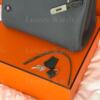Копия сумки женская Hermès Birkin 30 Touch Grey Togo & Shiny Niloticus Crocodile — фото товара LuxuryWatch