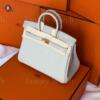Копия сумки женская Hermès Birkin 25 Touch Craie Togo & Shiny Alligator — фото товара LuxuryWatch