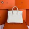 Копия сумки женская Hermès Birkin 25 Touch Craie Togo & Shiny Alligator — фото товара LuxuryWatch